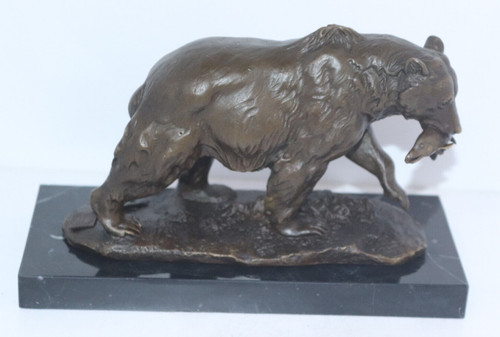 Bronze skulptur figur bär - /, ,"bär