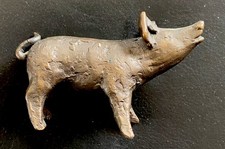 Bronze Figur - Schwein  -