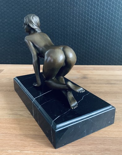 Bronzefigur jungfrau skulptur - jungfrau,