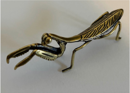 Vintage massive messingfigur - vintage,