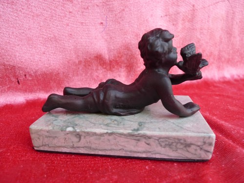 Schöne alte bronzefigur - bronzefigur,