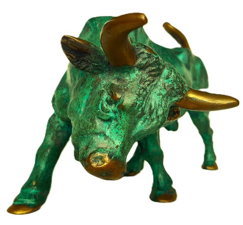 Bronzefigur eines stiers - eines,