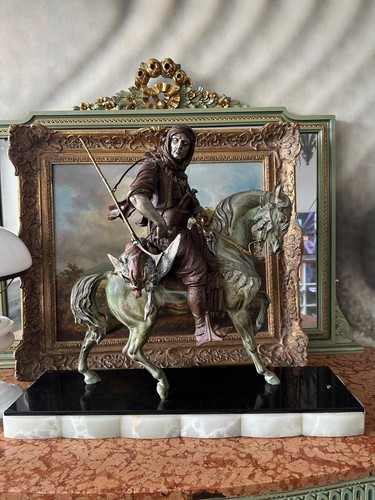 Bronzeskulptur araber auf - araber,