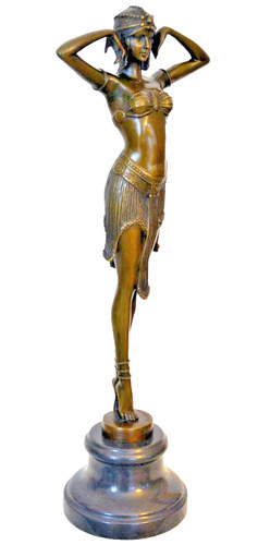 Art deco tänzerin auf - tänzerin,