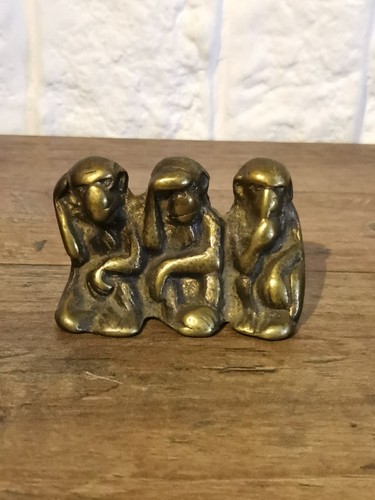 Die drei affen bronze - in, 60er