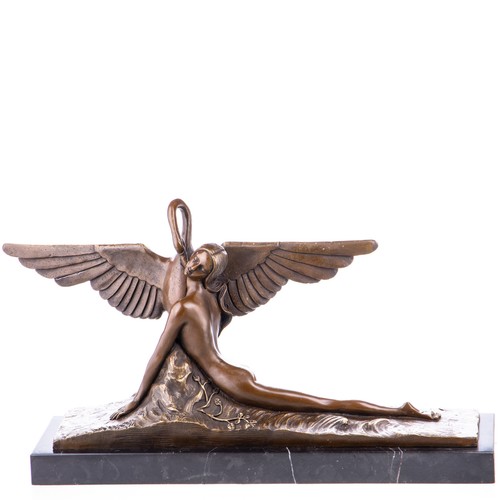 Bronze art deco bronzefigur - bronze,