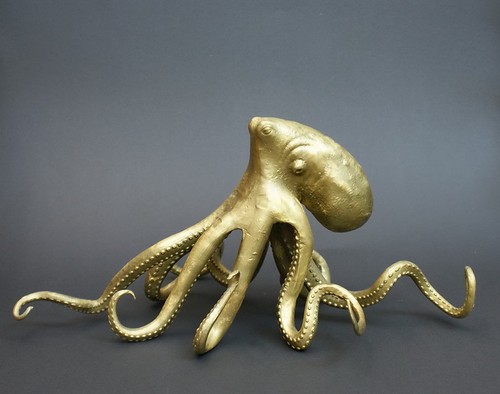 Bronze figur octopus - octopus, ii"