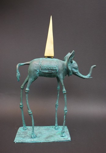 Bronzefigur cosmic elefant - bronzefigur,