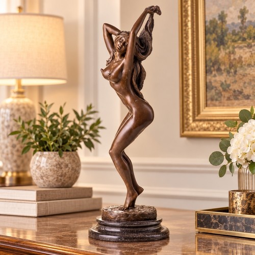 Bronze skulptur nackte frau - frau,