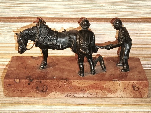 Bronze skulptur schmied mit - schmied,