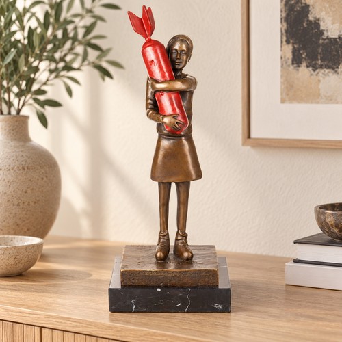 Bronze skulptur mädchen - mädchen, mit