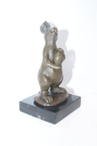 Bronze skulptur figur - /,