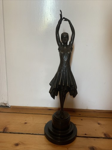 Bronzefigur skulptur statue - skulptur,