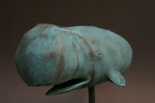 Bronzefigur pottwal sperm - 'pottwal-,
