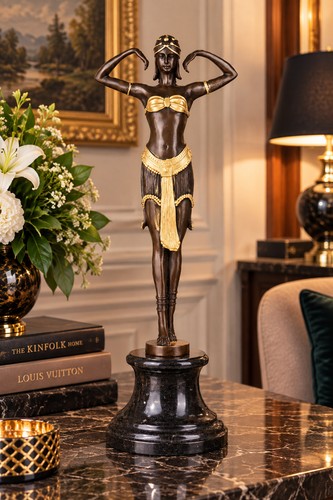 Bronze skulptur art déco - art,