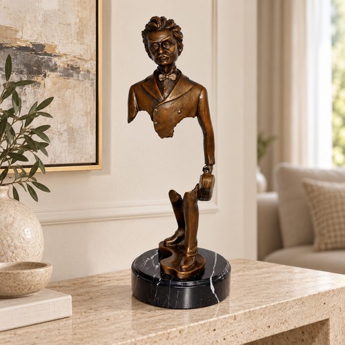 Bronze skulptur reisender - bronze, mit