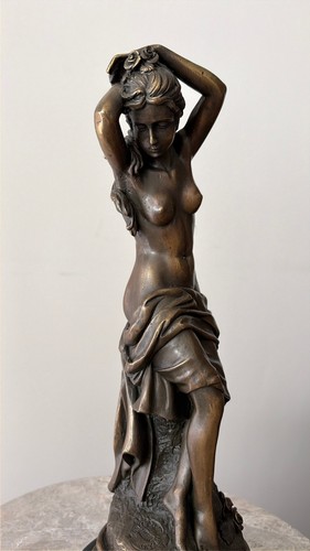 Bronze nymphe jugendstil - bronze,