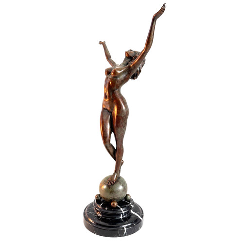 Bronzefigur frau akt - frau, raymondo