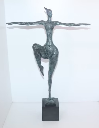 Große bronze figur skulptur - große,