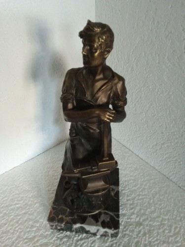 Bronze skulptur schmied - bronze,
