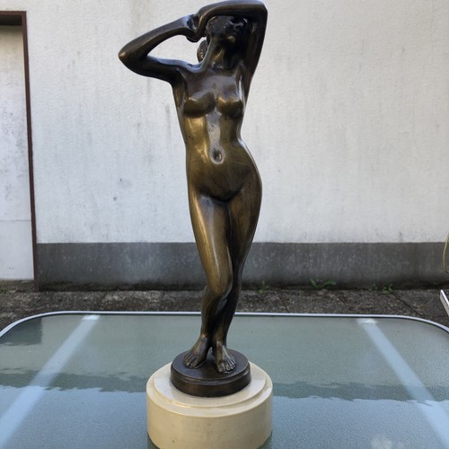Bronzefigur bronzeskuptur - bronzefigur, „