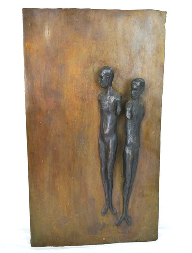 Bronze skulptur signiert - bronze,