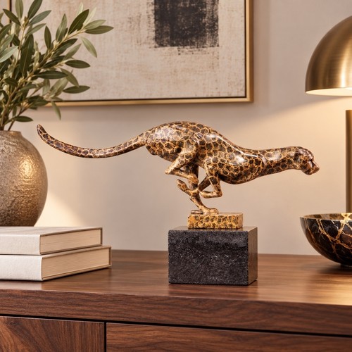 Bronze skulptur panther - skulptur, im
