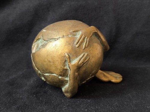 Michael schwarze bronze figur - bronze,