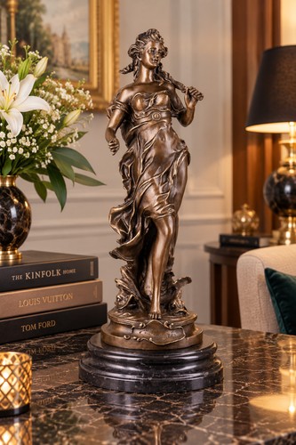 Bronze skulptur göttin - skulptur,