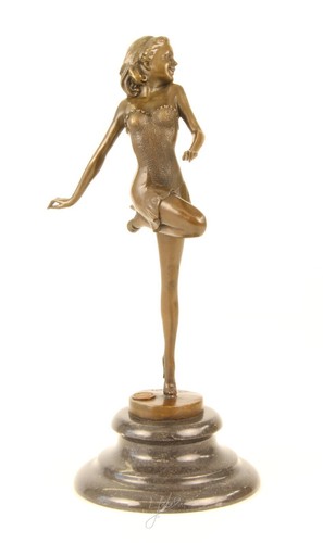 Schöne bronzeskulptur pin - schöne,