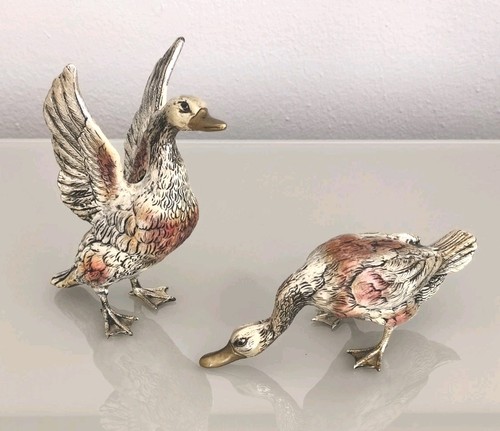 Antike bronze figuren gänse - antike,