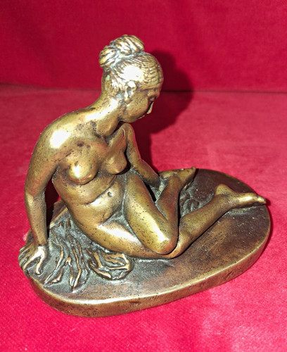 Bronzeskulptur sitzender - bronzeskulptur,,