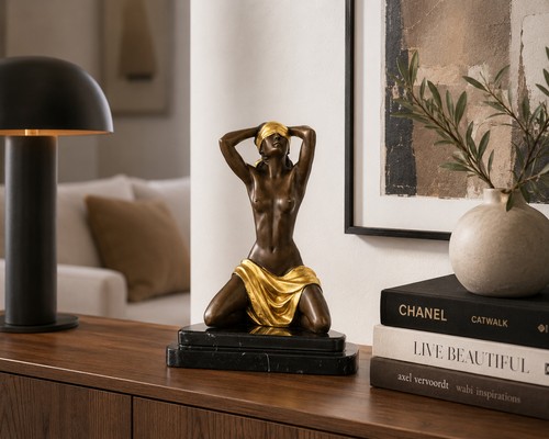 Bronze akt skulptur blinde - skulptur, „blinde