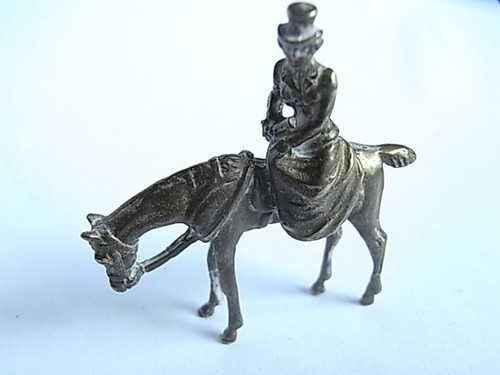 Bronze kleine figur reiter - bronze,