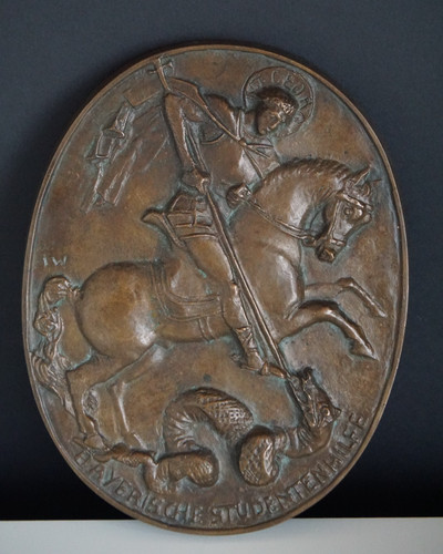 Seltenes bronze relief - seltenes,