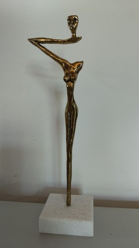 Kunstobjekt erhebung bronze - kunstobjekt,