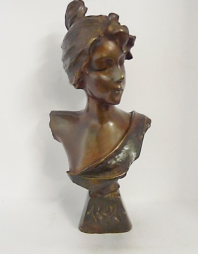 Jugendstil bronzefigur - jugendstil,