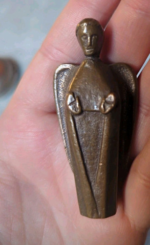 Massiv bronze engel - massiv,