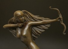 BRONZE FIGUR ' SCHÜTZE ' -
