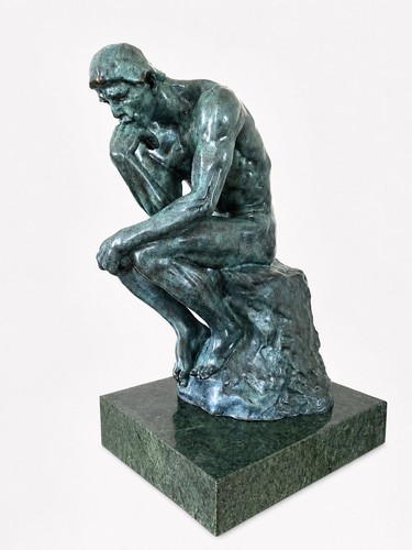 Große bronzefigur der denker - große,