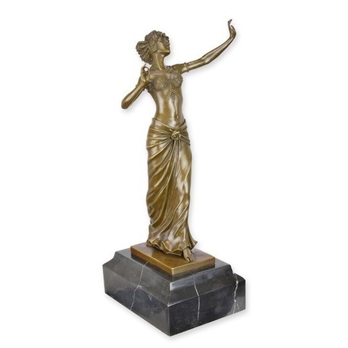 Schöne bronzeskulptur salomes - schöne,