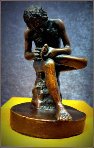 BRONZE+SKULPTUR+DER