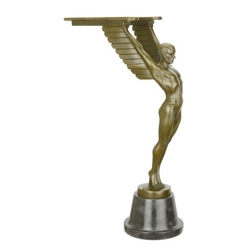 Große art deco - art, bronzefigur
