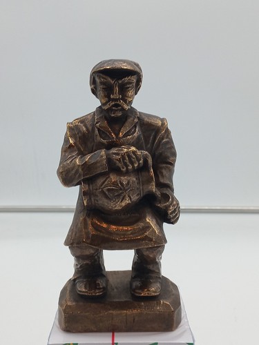 Bronze massive figur - bronze,, hoch